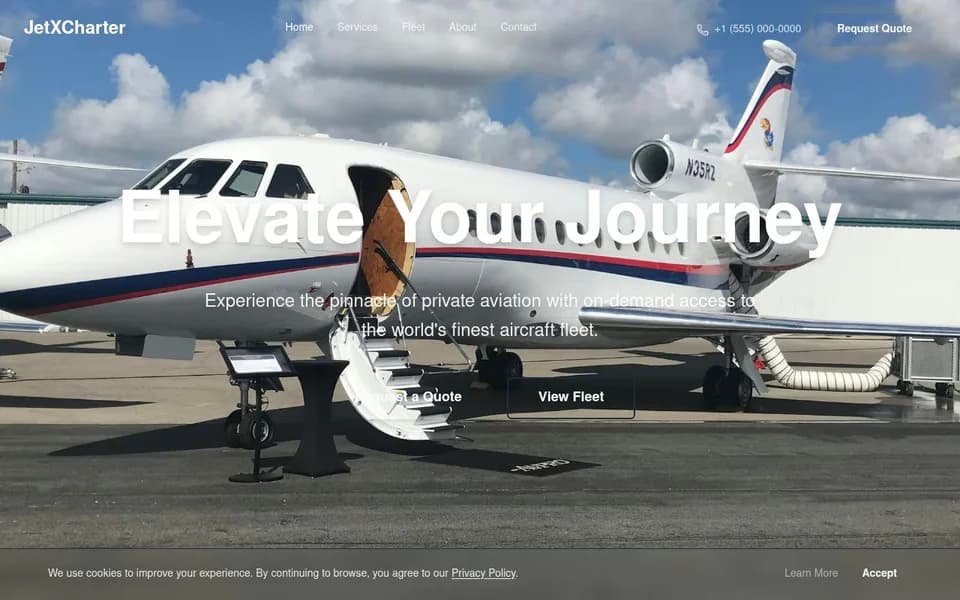 JetXCharter website project