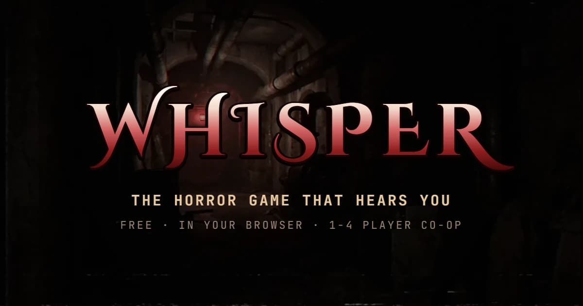Whisper horror game artwork
